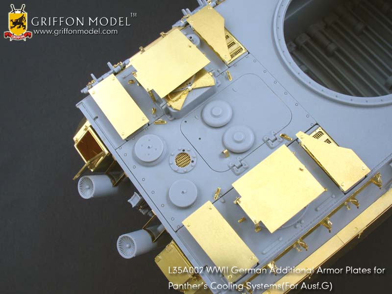 1/35 Additional Armor Plates for Panther Ausf.G - Click Image to Close