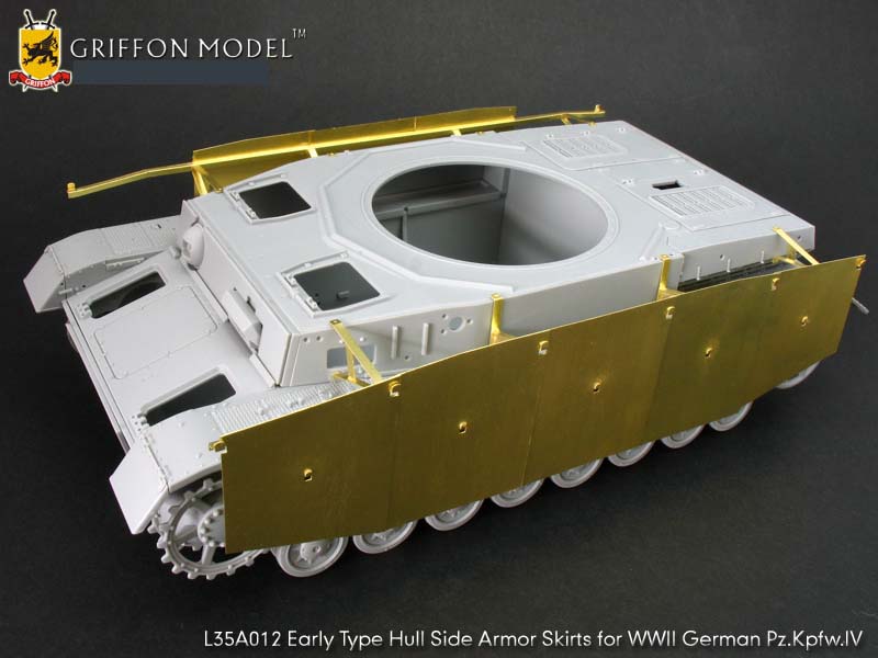 1/35 Early Type Hull Side Armor Skirts for Pz.Kpfw.IV - Click Image to Close