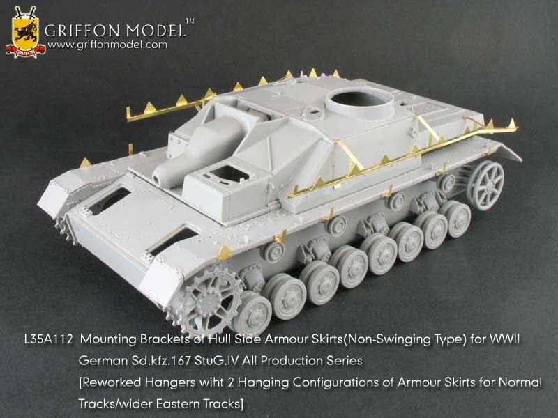 1/35 Armour Skirts (Non-Swinging Type) for Sd.kfz.167 StuG.IV - Click Image to Close