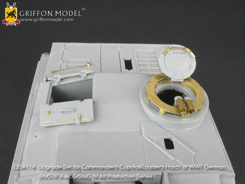 1/35 Commanders Cupola & Loaders Hatch for StuG.III/StuG.IV - Click Image to Close