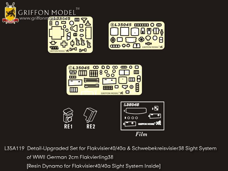 1/35 Flakvisier 40/40a & Schwebekreisvisier 38 Sight Detail - Click Image to Close