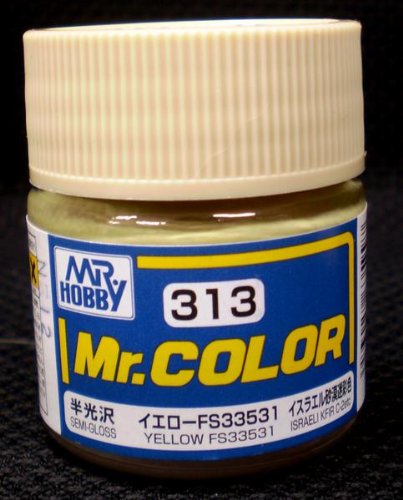 Semi-Gloss Yellow FS33531 - Click Image to Close