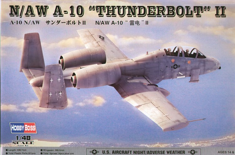 1/48 N/AW A-10A Thunderbolt II - Click Image to Close