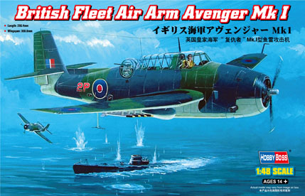 1/48 British Fleet Air Arm Avenger Mk.I - Click Image to Close