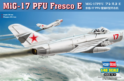 1/48 MiG-17PFU Fresco-E - Click Image to Close