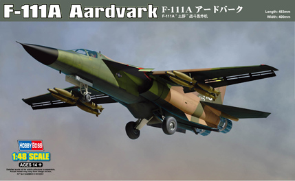 1/48 F-111A Aardvark - Click Image to Close