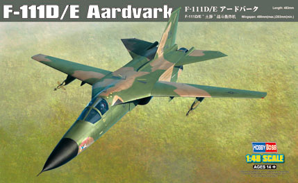 1/48 F-111D/E Aardvark - Click Image to Close