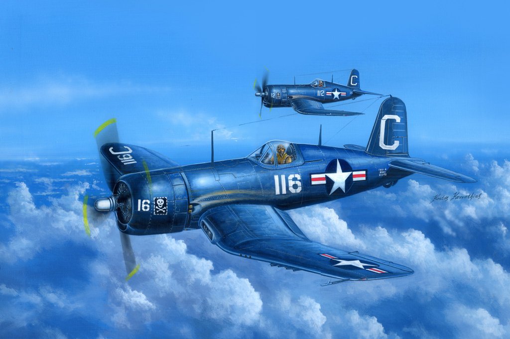 1/48 F4U-4 Corsair Early Version - Click Image to Close