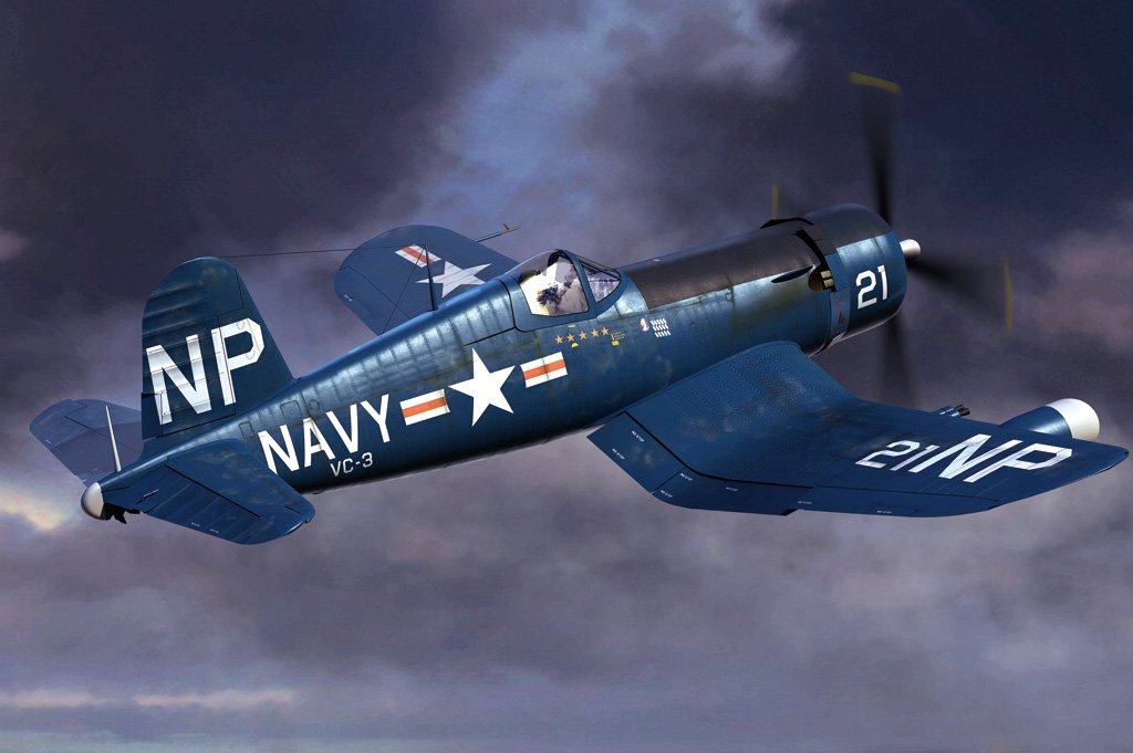 1/48 F4U-5N Corsair Early Version - Click Image to Close