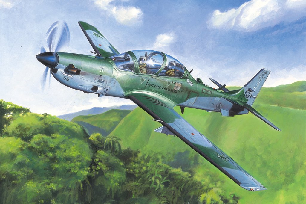 1/48 Brazilian EMB-314 Super Tucano - Click Image to Close