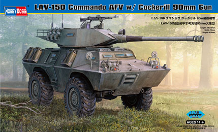 1/35 LAV-150 Commando AFV w/ Cockerill 90mm Gun - Click Image to Close