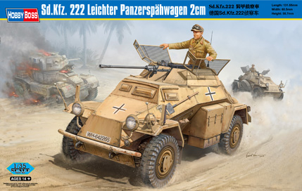 1/35 Sd.Kfz.222 Leichter Panzerspahwagen 2cm - Click Image to Close