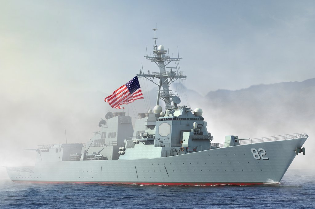 1/700 USS Lassen DDG-82, Arleigh Burke Class Destroyer - Click Image to Close