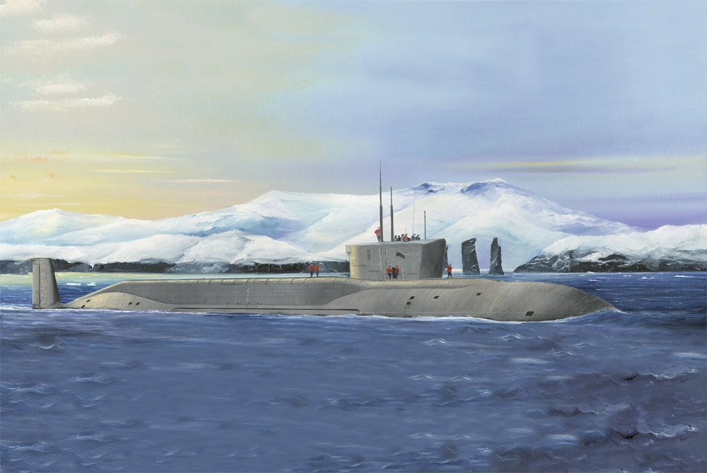 1/350 Russian Navy Project 955 Borei-Yuri Dolgoruky SSBN - Click Image to Close