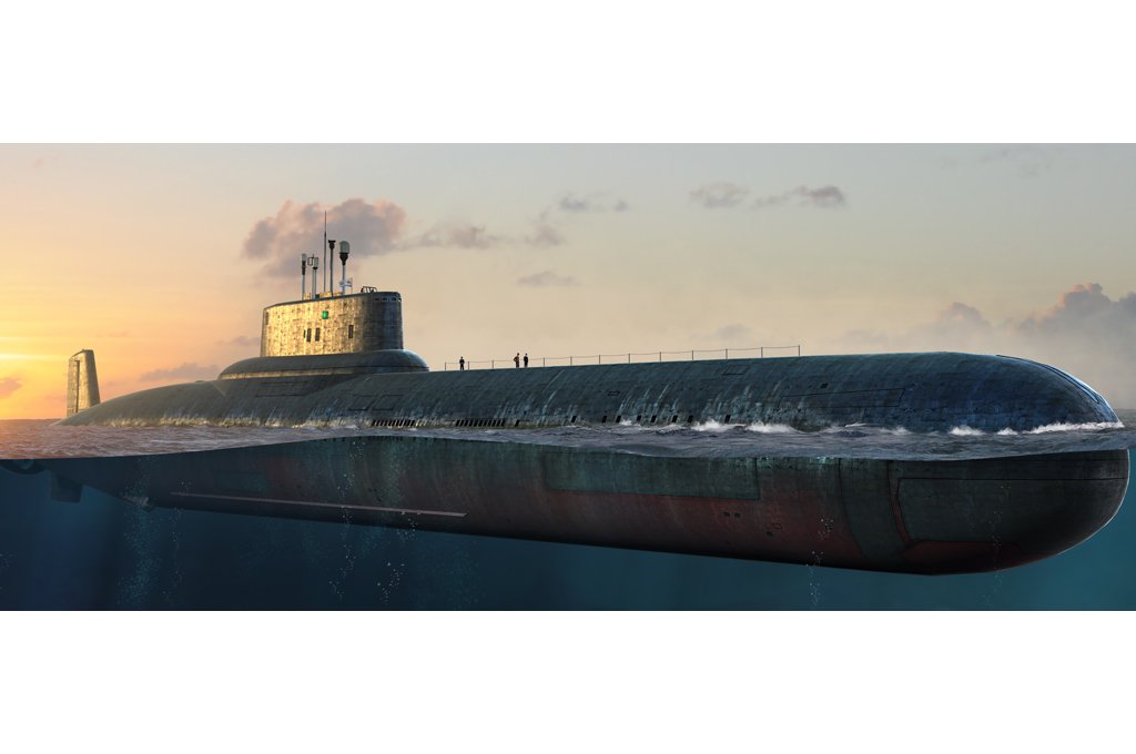 1/350 Russian Navy Typhoon Class SSBN - Click Image to Close