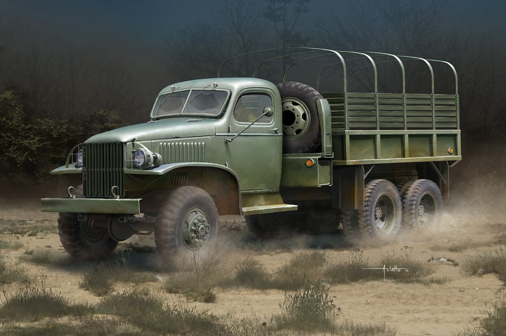 1/35 US GMC CCKW-352 Steel Cargo Truck - Click Image to Close