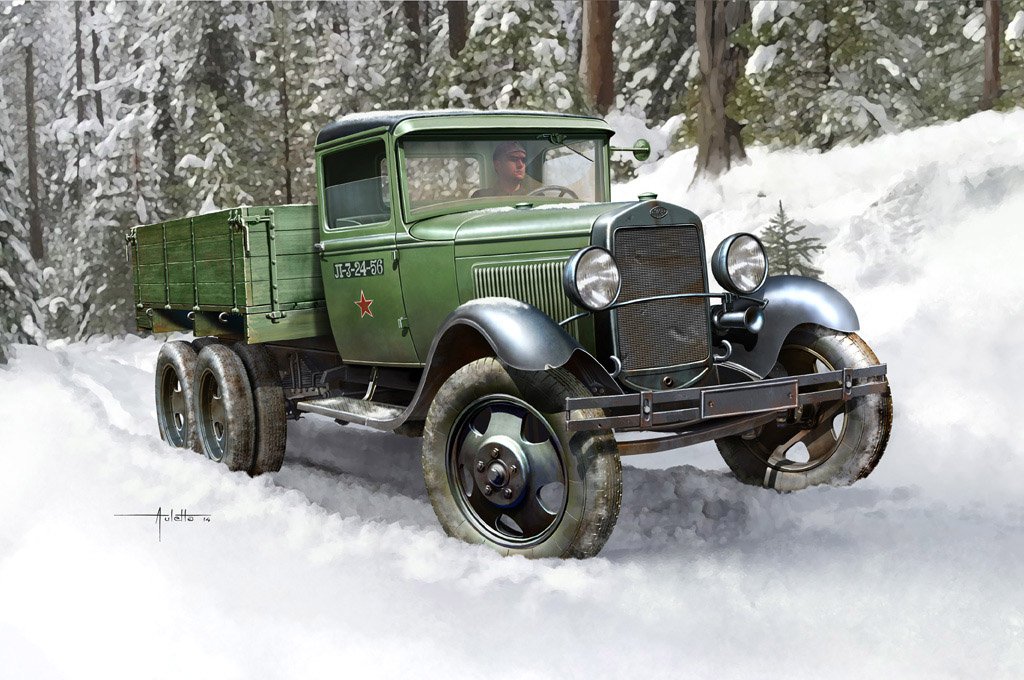 1/35 Soviet GAZ-AAA Cargo Truck - Click Image to Close