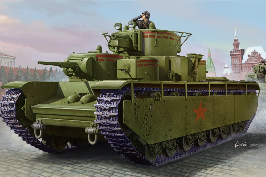 1/35 Soviet T-35 Heavy Tank Early Version - Click Image to Close