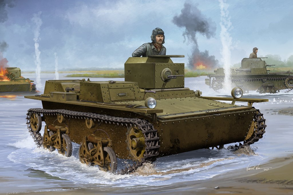 1/35 Soviet T-38 Amphibious Light Tank - Click Image to Close