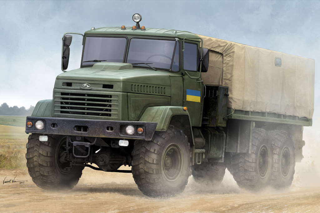 1/35 Ukraine KrAZ-6322 "Soldier" Cargo Truck - Click Image to Close