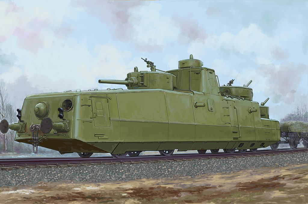 1/35 Soviet MBV-2 Armored Train - Click Image to Close
