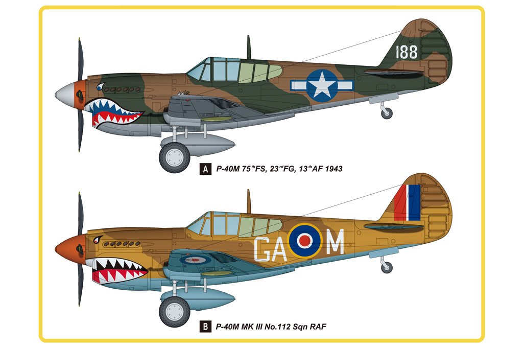 1/48 P-40M Kitty Hawk - Click Image to Close