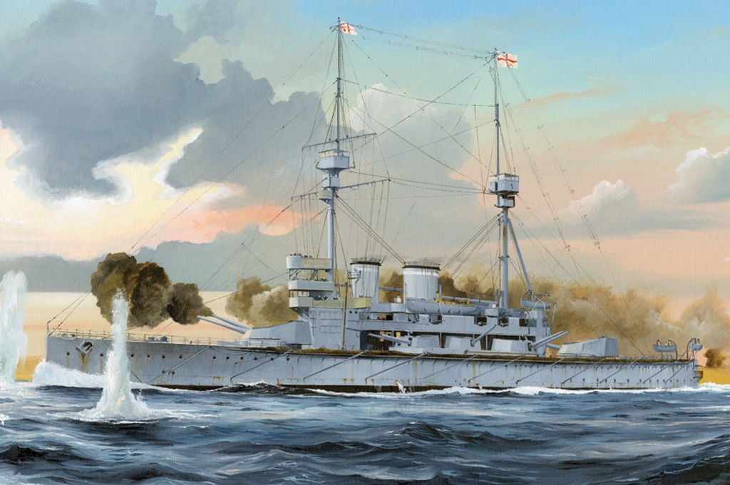 1/350 HMS Lord Nelson, Pre-Dreadnought Battleship - Click Image to Close