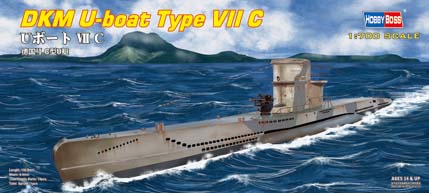 1/700 German U-boat Type VII C - Click Image to Close