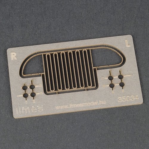 GMC CCKW 352/353 Front Grill (Assymmetrical) for Hobby Boss - Click Image to Close