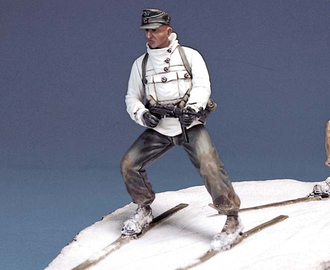 1/35 WWII German Ski Trooper #1 - Click Image to Close