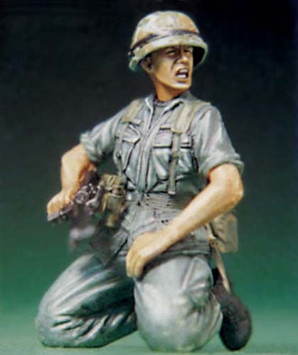 1/35 US Soldier at Vietnam War "Shouting" - Click Image to Close