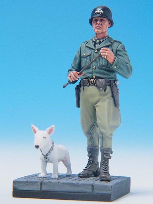 1/35 US General Patton & Willie w/ Base - Click Image to Close