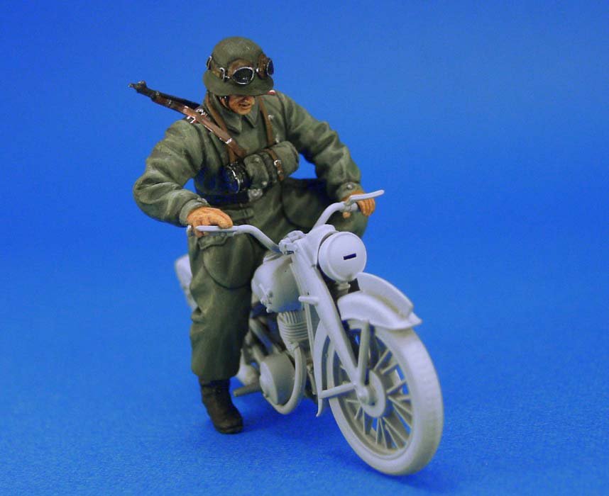 1/35 German Motorcycle Feldgendarmerie #1 - Click Image to Close