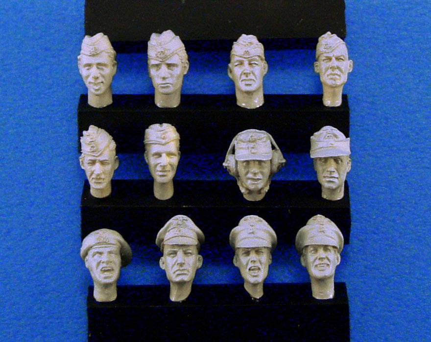 1/35 German Heads set (WWII) #3 - Click Image to Close