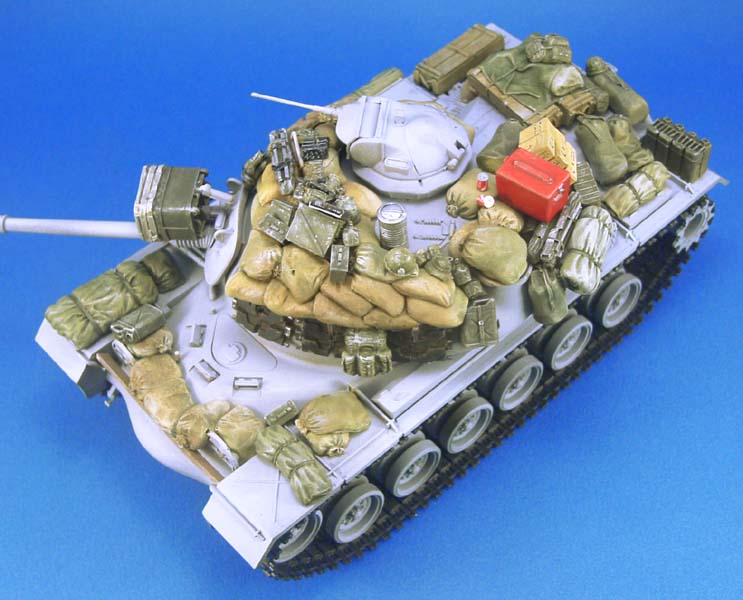 1/35 M48A3 Vietnam Sandbag Armor & Stowage Set - Click Image to Close