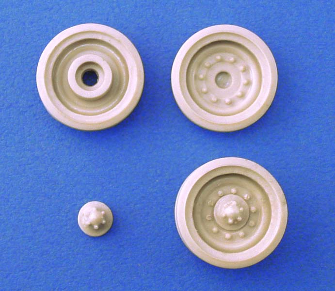 1/35 M60 Tank Wheel Set (M48 Type) - Click Image to Close