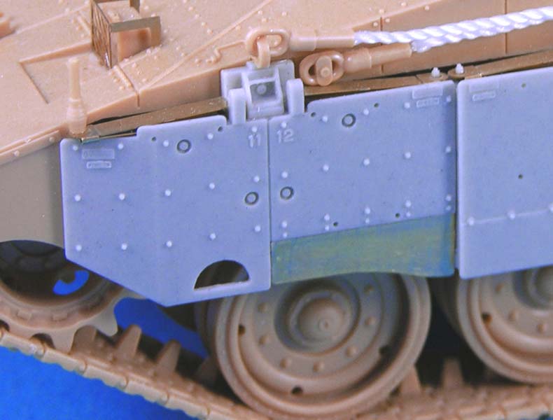 1/35 IDF Merkava Mk.IV Heavy Duty Side Skirt for Academy - Click Image to Close