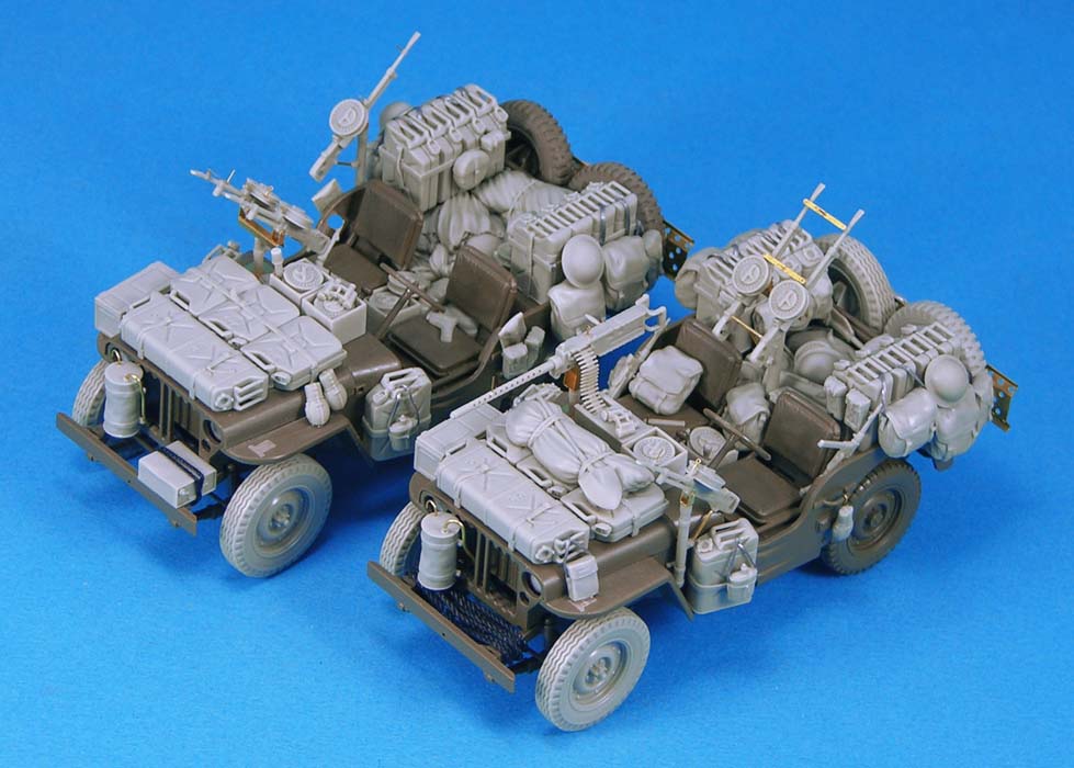 1/35 SAS Jeep Conversion Set for 2 Vehicles - Click Image to Close