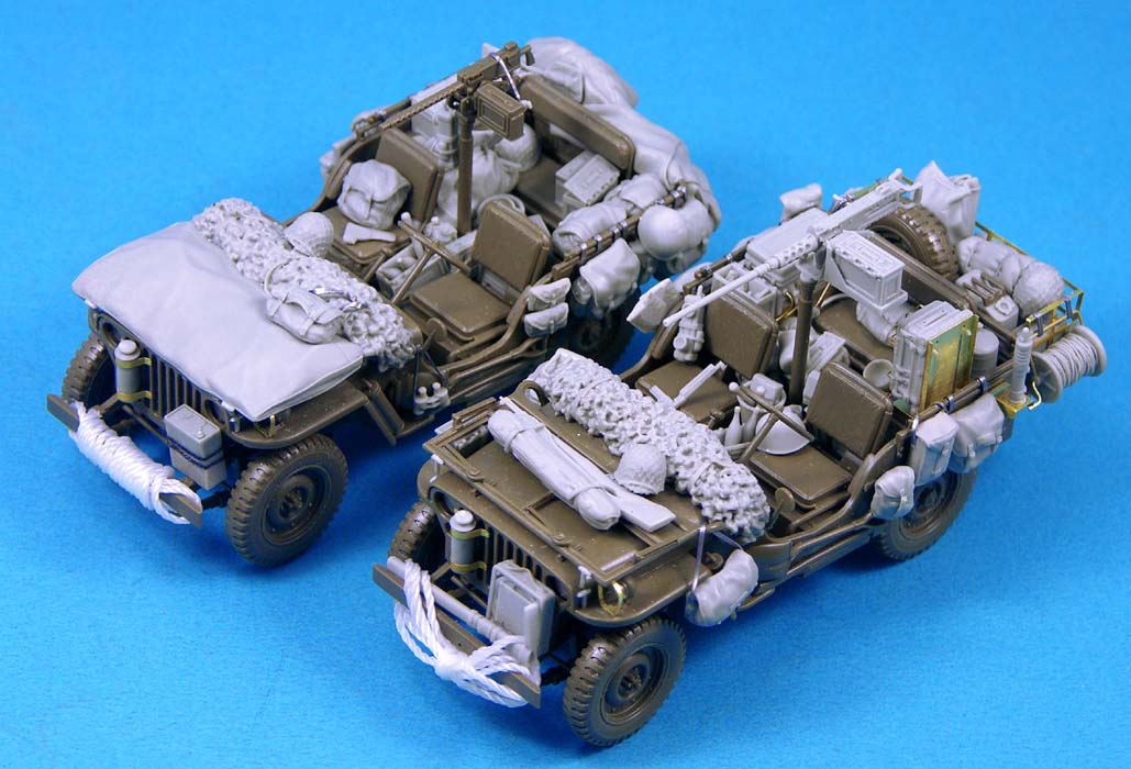 1/35 Jeep Willys MB Stowage Set for 2 Vehicles - Click Image to Close