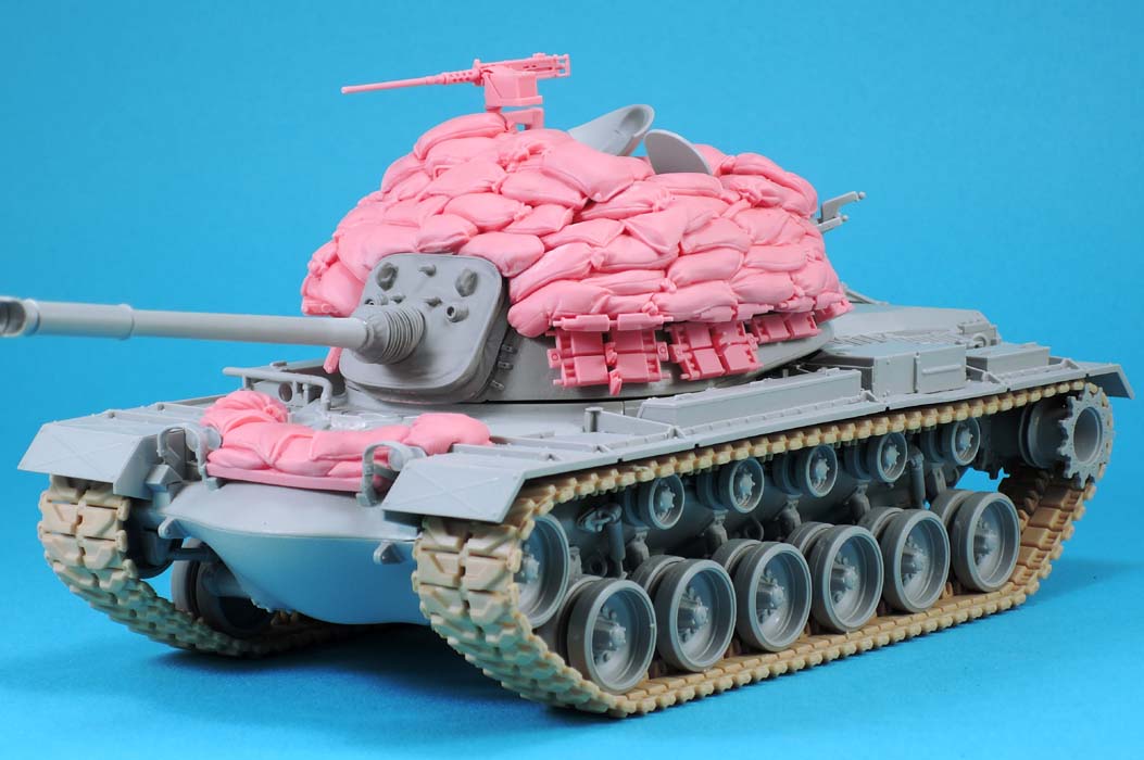 1/35 M48A3 Sand Bag Armor Set II for Dragon M48A3 - Click Image to Close