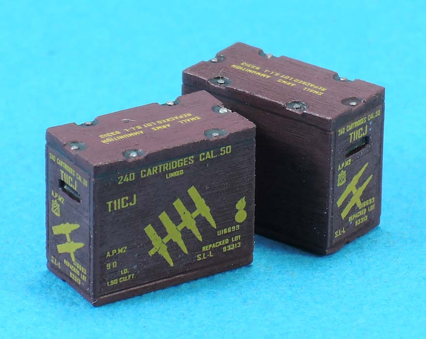 1/35 M1917 Cal.50 Ammo Crate (Linked) - Click Image to Close