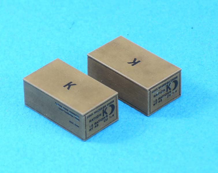 1/35 WWII K Ration Box Set (8 pcs) - Click Image to Close