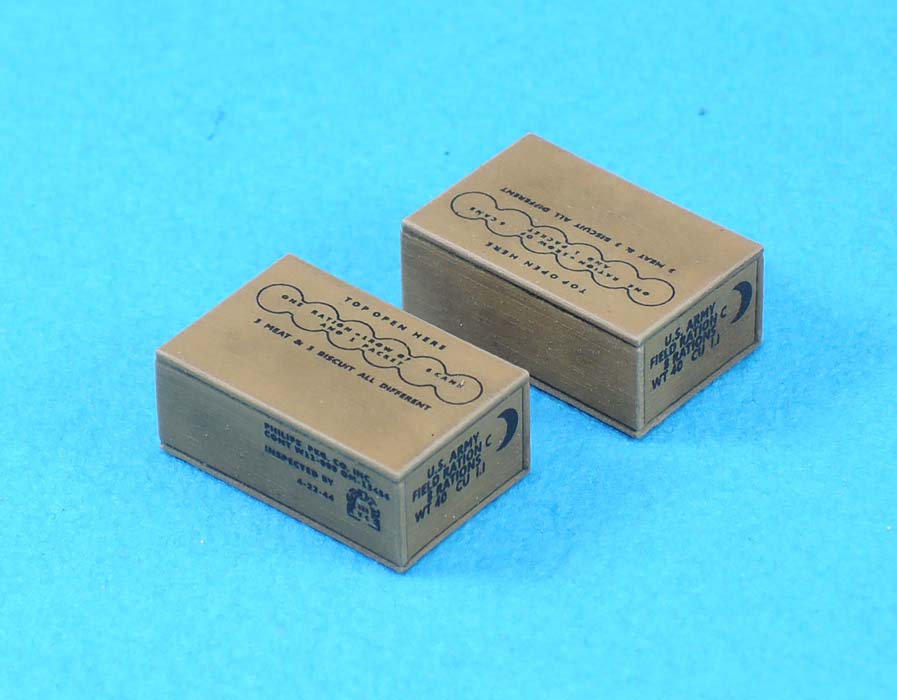 1/35 WWII C Ration Box Set (Late) (8ea) - Click Image to Close