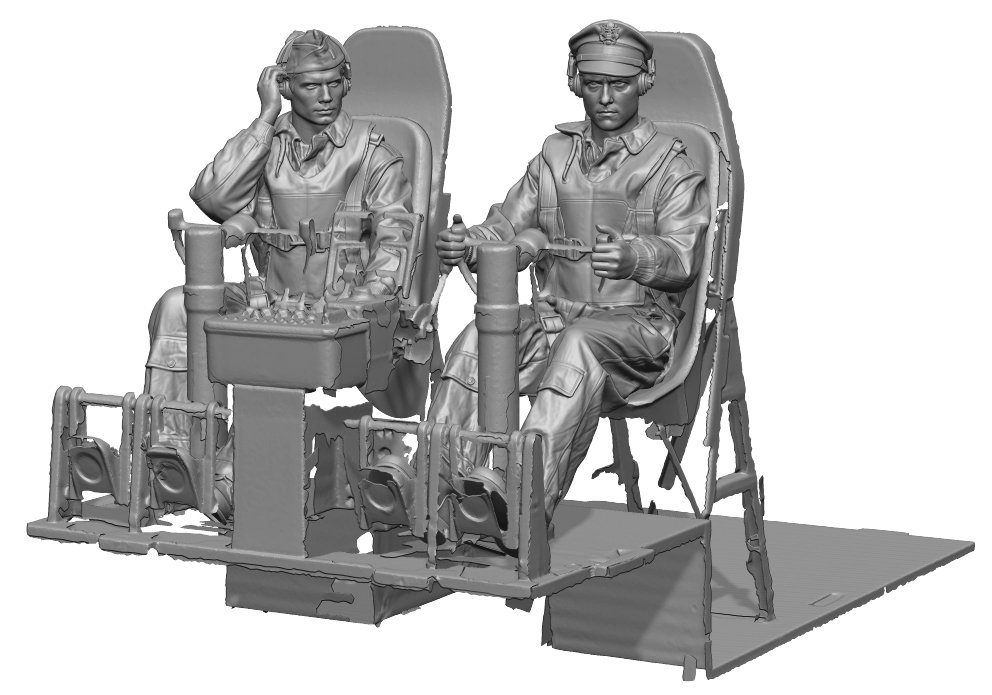 1/32 WWII US Bomber Pilot & Co-Pilot Set - Click Image to Close