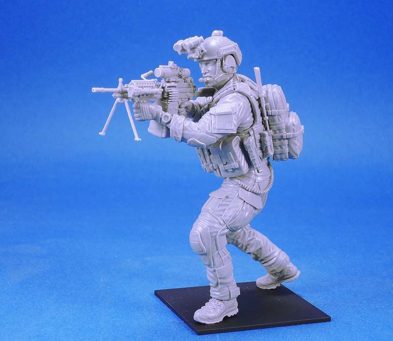 1/16 US Navy SEAL #2 w/Mk.48 MG Gunner - Click Image to Close