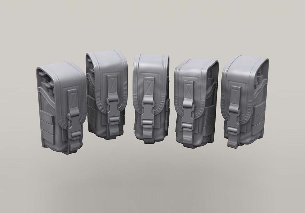 1/16 HSGI Universal Modular Magazine Pouch Set (6 pcs) - Click Image to Close