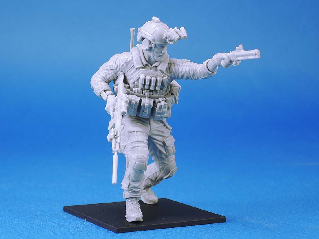 1/24 US Navy Seal M79 Gunner (w/FN SCAR Mk.17) - Click Image to Close