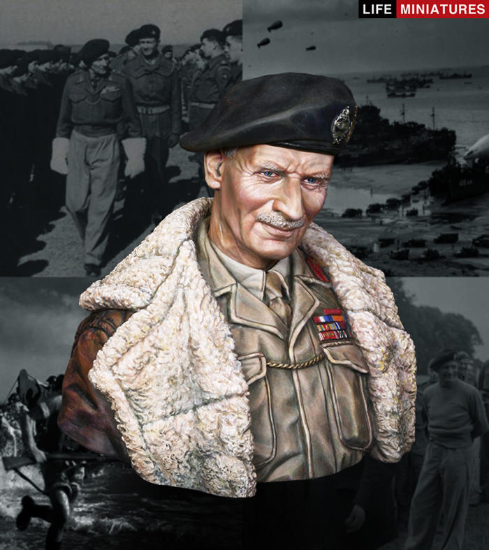 1/10 Bernard Law Montgomery, June 1944, Operation Overlord - Click Image to Close