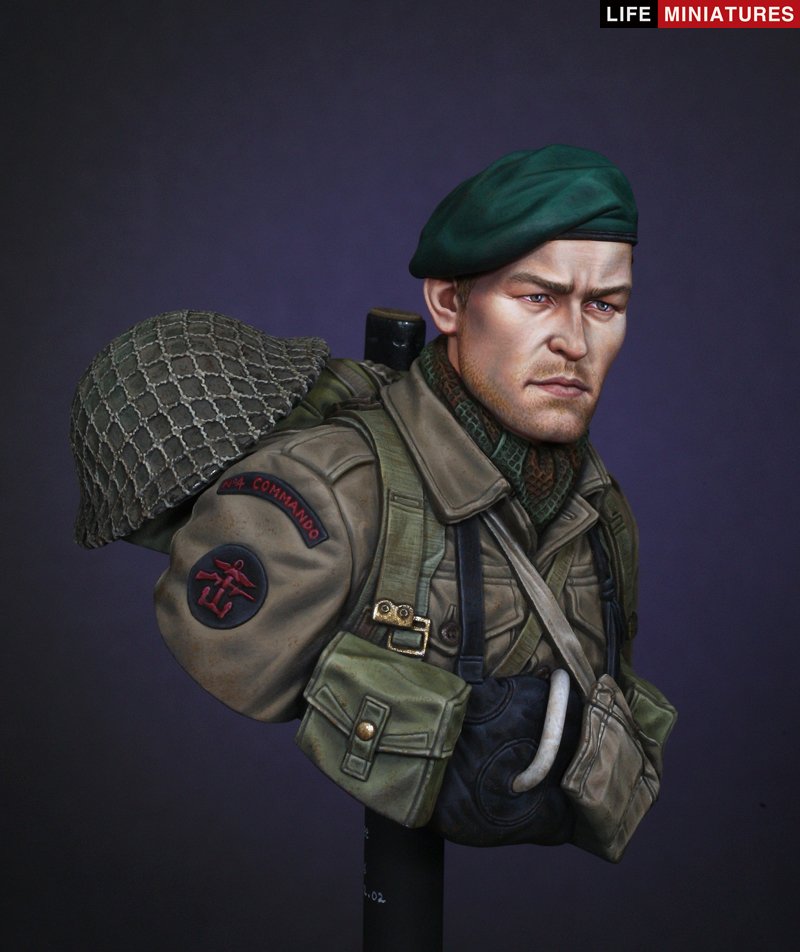 1/10 WWII British Commando on D-Day, June 1944 - Click Image to Close