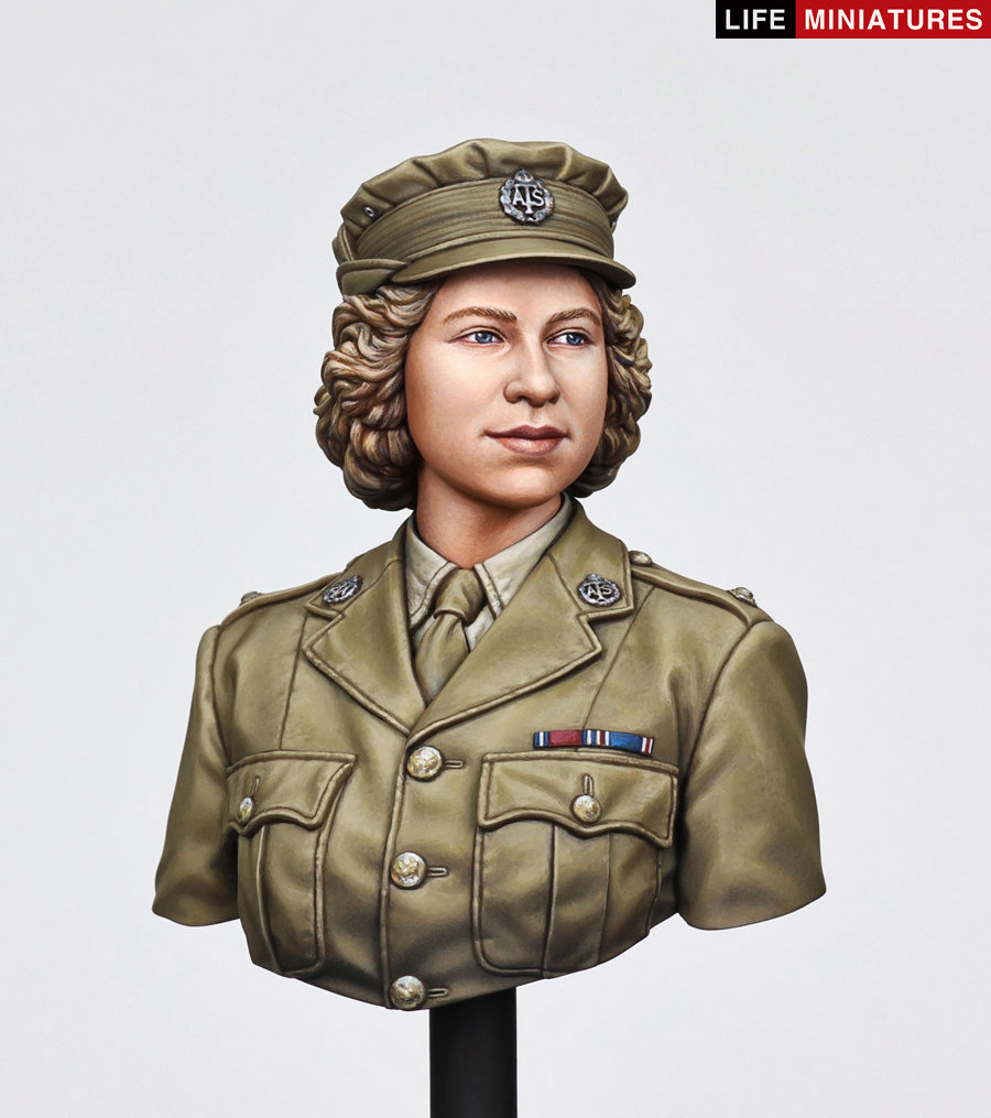 1/10 Princess Elizabeth, 2nd Subaltern in ATS 1945 - Click Image to Close